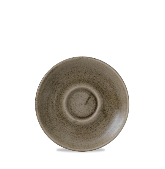 Patina Antique Taupe Saucer
